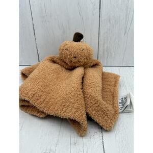 Hallow’s Eve Chenille Pumpkin Lovey Plush Baby Security Blanket Toy Orange Soft